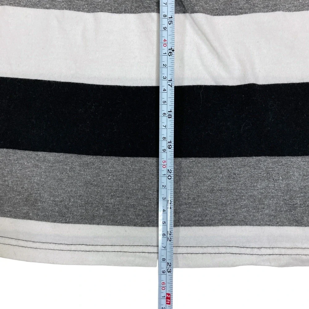 Wrangler Jeans‎ Boys Polo Shirt Size Large 10/12 Kids Black White Gray Striped